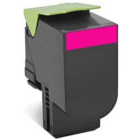 Lexmark oryginalny toner 80C2HME, magenta, 3000s