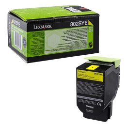 Lexmark oryginalny toner 80C2SYE, yellow, 2000s