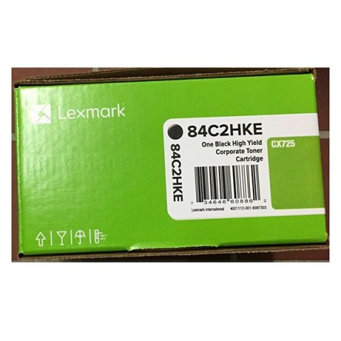 Lexmark oryginalny toner 84C2HKE, black, 25000s, high capacity, return