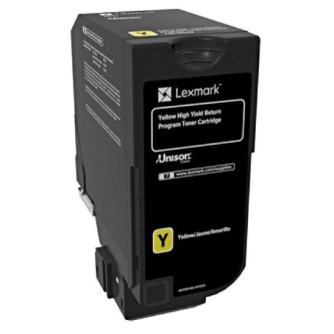 Lexmark oryginalny toner 84C2HY0, yellow, 16000s, return