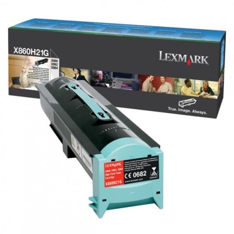 Lexmark oryginalny toner X860H21G, black, 35000s