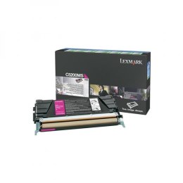 Lexmark oryginalny toner C5200MS, magenta, 1500s, return