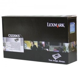 Lexmark oryginalny toner C5220KS, black, 4000s, return