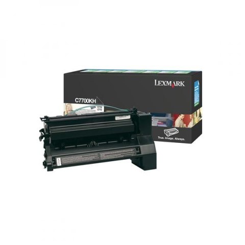 Lexmark oryginalny toner C7700KH, black, 10000s