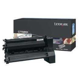 Lexmark oryginalny toner C7702KH, black, 10000s, high capacity