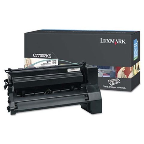 Lexmark oryginalny toner C7702KS, black, 6000s