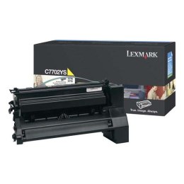 Lexmark oryginalny toner C7702YS, yellow, 6000s