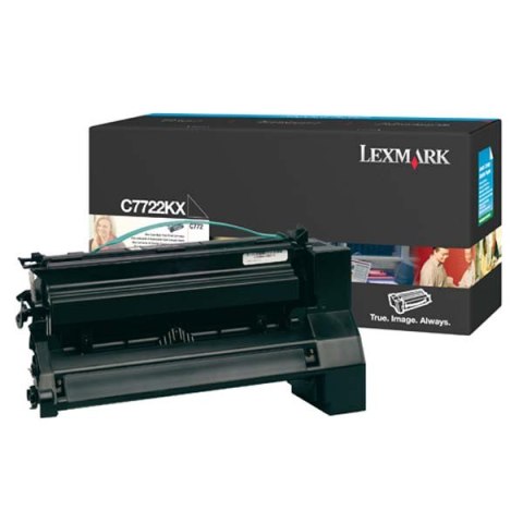 Lexmark oryginalny toner C7722KX, black, 15000s