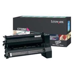 Lexmark oryginalny toner C7722MX, magenta, 15000s