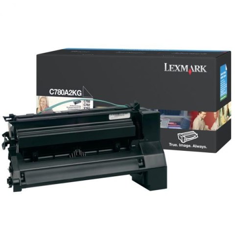 Lexmark oryginalny toner C780A2BG, black, 6000s