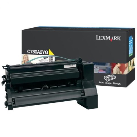 Lexmark oryginalny toner C780A2YG, yellow, 6000s