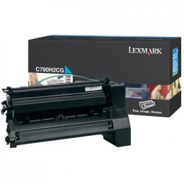 Lexmark oryginalny toner C780H2CG, cyan, 10000s