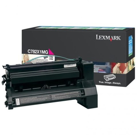 Lexmark oryginalny toner C782X1MG, magenta, 15000s, return