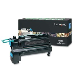 Lexmark oryginalny toner C792X1CG, cyan, 20000s, extra duża pojemność, return