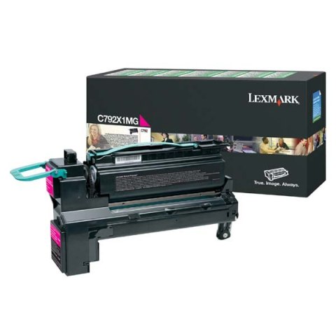 Lexmark oryginalny toner C792X1MG, magenta, 20000s, extra duża pojemność, return