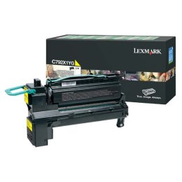 Lexmark oryginalny toner C792X1YG, yellow, 20000s, extra duża pojemność, return