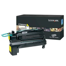 Lexmark oryginalny toner C792X2YG, yellow, 20000s, extra duża pojemność