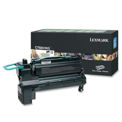 Lexmark oryginalny toner C792A1KG, black, 6000s