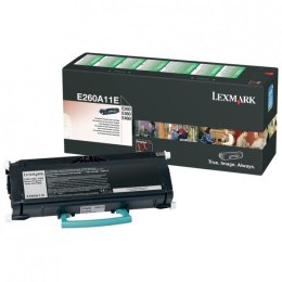 Lexmark oryginalny toner E260A11E, black, 3500s, return