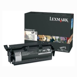 Lexmark oryginalny toner T650H31E, black, 25000s, high capacity