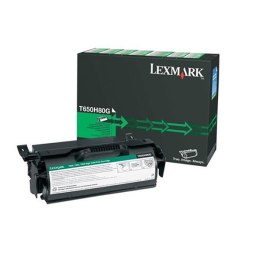 Lexmark oryginalny toner T650H80G, black, 25000s, high capacity