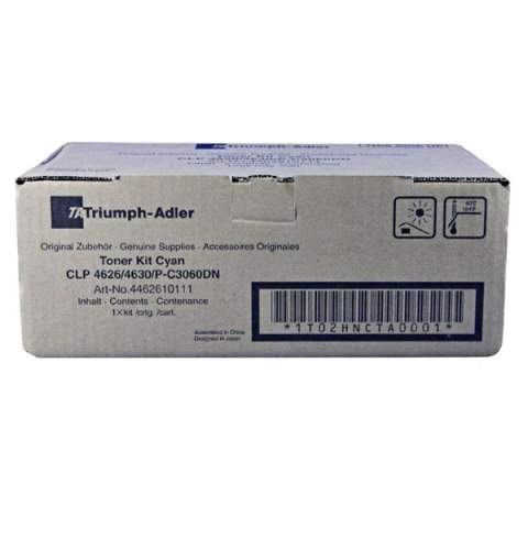 Triumph Adler oryginalny toner 4462610111, TK-C4626, cyan, 10000s