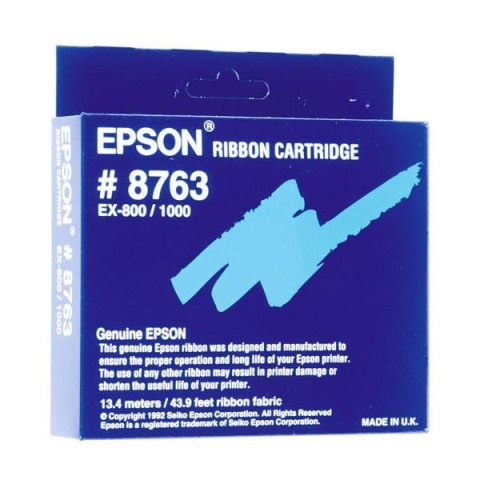 Epson oryginalny taśma do drukarki, 8763/C13S015054, czarna, Epson Epson oryginalny taśma do drukarki, 8763/C13S015054, czarna, Epson