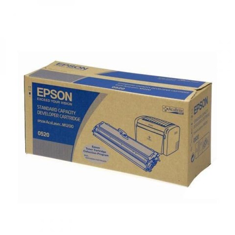 Epson oryginalny toner C13S050520, black, 1800s Epson oryginalny toner C13S050520, black, 1800s