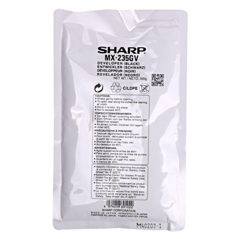 Sharp oryginalny developer MX-235GV, black, 50000s