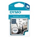 Dymo oryginalny taśma do drukarek etykiet, Dymo, 16958, S0718050, czarny druk/biały podkład, 3.5m, 19mm, D1 specjalna - elastycz