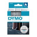 Dymo oryginalny taśma do drukarek etykiet, Dymo, 45020, S0720600, biały druk/przezroczysta podkład, 7m, 12mm, D1