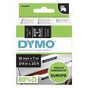 Dymo oryginalny taśma do drukarek etykiet, Dymo, 45811, S0720910, biały druk/czarny podkład, 7m, 19mm, D1