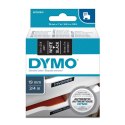 Dymo oryginalny taśma do drukarek etykiet, Dymo, 45811, S0720910, biały druk/czarny podkład, 7m, 19mm, D1