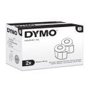 Dymo etykiety papierowe 102mm x 59mm, białe, duże etykiety adresowe 4XL, 2X575 szt., S0947420 Dymo etykiety papierowe 102mm x 59mm, białe, duże etykiety adresowe 4XL, 2X575 szt., S0947420