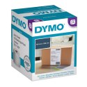 Dymo etykiety papierowe 159mm x 104mm, białe, duże, 220 szt., S0904980