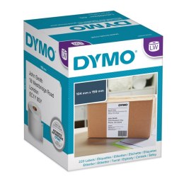 Dymo etykiety papierowe 159mm x 104mm, białe, duże, 220 szt., S0904980