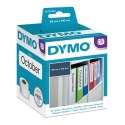 Dymo etykiety papierowe 190mm x 59mm, białe, na szerokie segregatory, 110 szt., 99019, S0722480