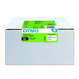 Dymo etykiety papierowe 210mm x 102mm, białe, 6 x 140 szt., 2177565