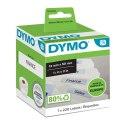 Dymo etykiety papierowe 50mm x 12mm, białe, na teczkę z zawieszką, 220 szt., 99017, S0722460