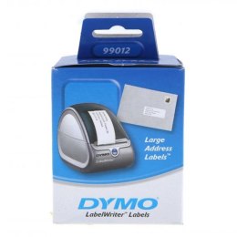 Dymo etykiety papierowe 89mm x 36mm, białe, duże, 2x260 szt., 99012, S0722400