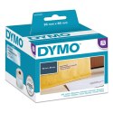 Dymo etykiety papierowe 89mm x 36mm, przezroczysty, duże, 260 szt., 99013, S0722410