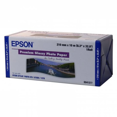 Epson fotopapier, 210/10/Premium Glossy Photo Paper Roll, połysk, 8", C13S041377, 255 g/m2, papier, 210mmx10m, biały, do drukare Epson fotopapier, 210/10/Premium Glossy Photo Paper Roll, połysk, 8", C13S041377, 255 g/m2, papier, 210mmx10m, biały, do drukare