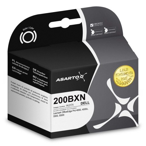 EOL Tusz Asarto do Lexmark 200BXN | 14L0174E | 2500 str. | black | 2 szt./op. Asarto