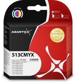 Tusz Asarto do Canon 513CMYX | 2971B001 | 12ml | color Asarto