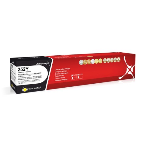 EOL Toner Asarto do Konica-Minolta 252Y | A0DK252 | 8000 str. | yellow Asarto