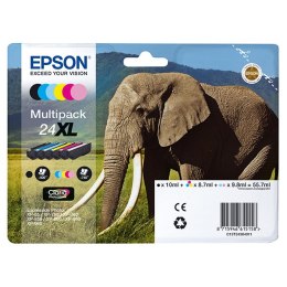 Epson oryginalny ink / tusz C13T24384011, T2438, 24XL, CMYK/light C/light M, 3x8,7/2x9,8/10ml