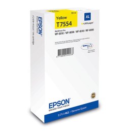 Epson oryginalny ink / tusz C13T75544N, T7554, XL, yellow, 4000s, 39ml, 1szt