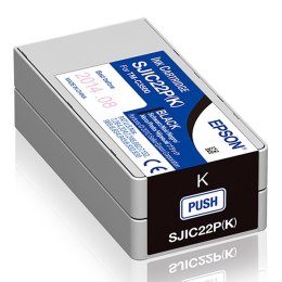 Epson oryginalny ink / tusz C33S020601, z SJIC22P(K), black