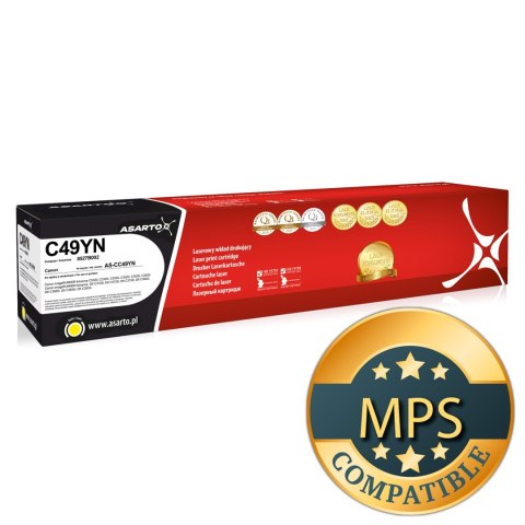 Toner Asarto do Canon C-EXV49Y | 8527B002 | 19000 str. | yellow Asarto