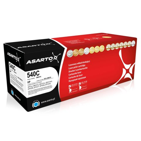 Toner Asarto do HP 540C | CB541A | 1400 str. | cyan Asarto Toner Asarto do HP 540C | CB541A | 1400 str. | cyan Asarto